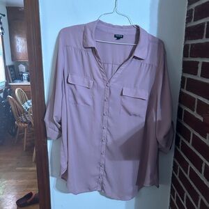 Torrid the Madison Rose Button-Up Blouse size 3x